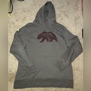 The North Face Gray/Brown Hoodie
